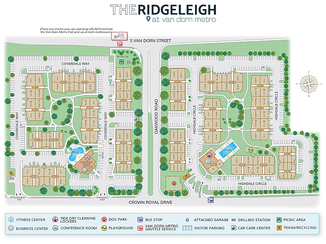 Ridgeleigh Site Map