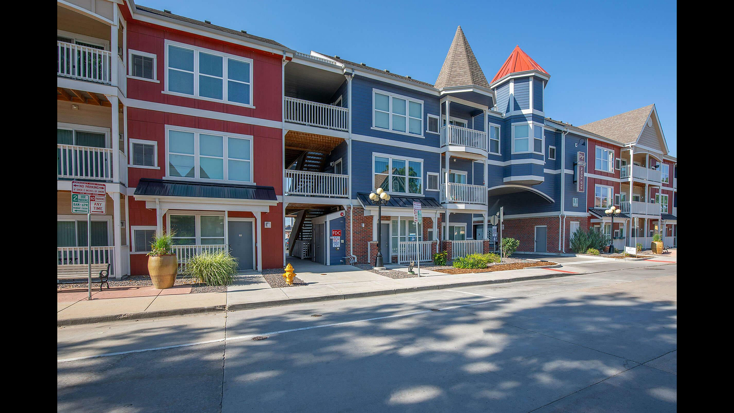 Parker Flats at Old Town Apartments Archway Entrance