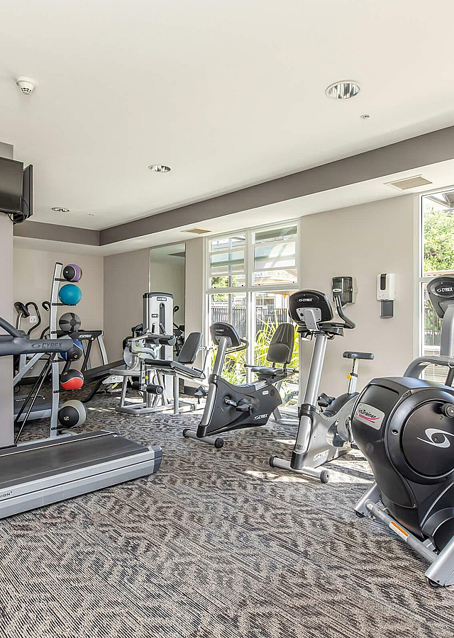 The Village at Town Center Apartments Fully Equipped Fitness Center