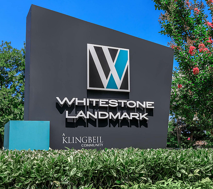 Whitestone at Landmark Apartments Monument Sign
