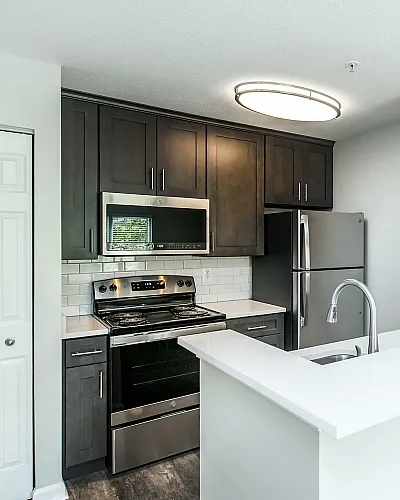 The Brixton at Loudoun Apartments Onyx Kitchen Style