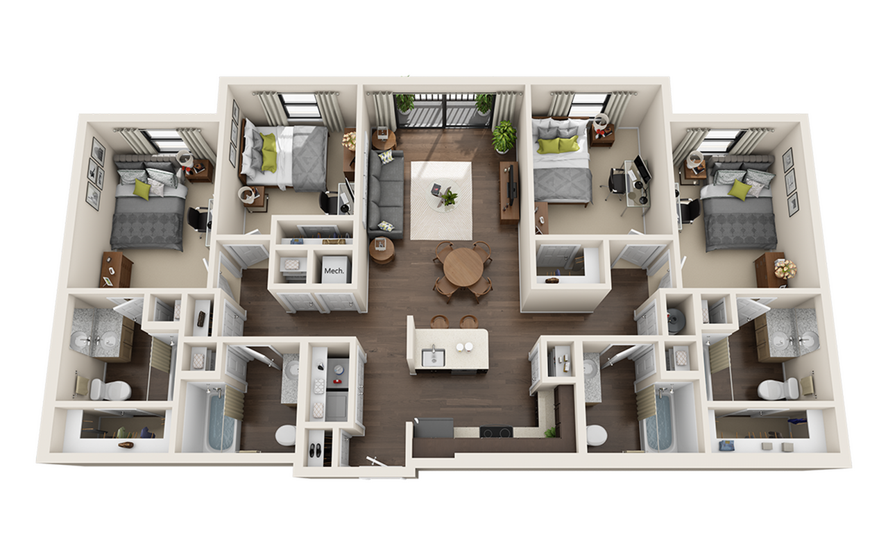 Axis West Campus Pure Floor Plan