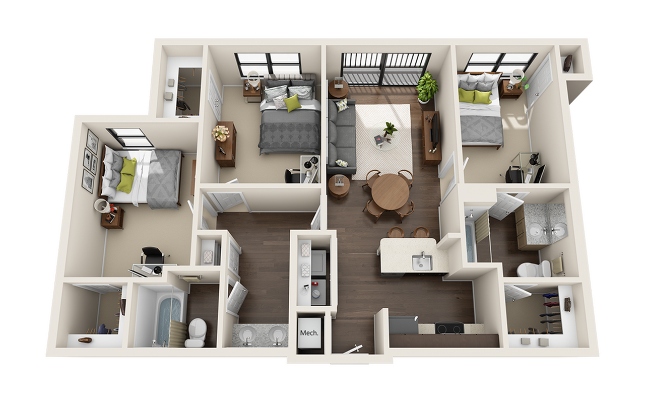 Axis West Campus Artisan Floor Plan