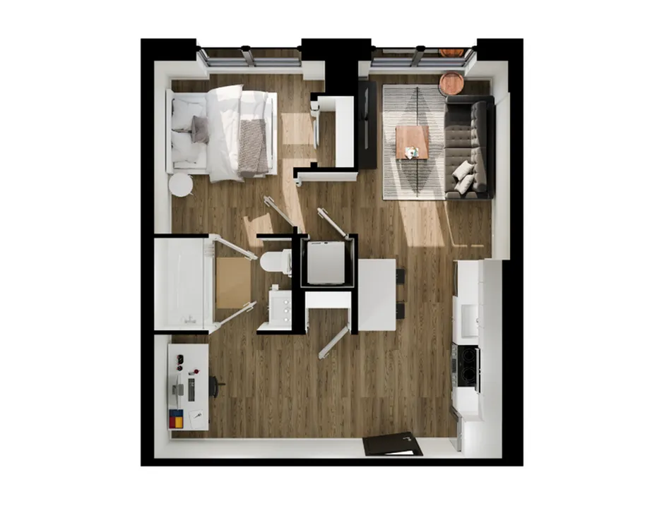 one bedroom