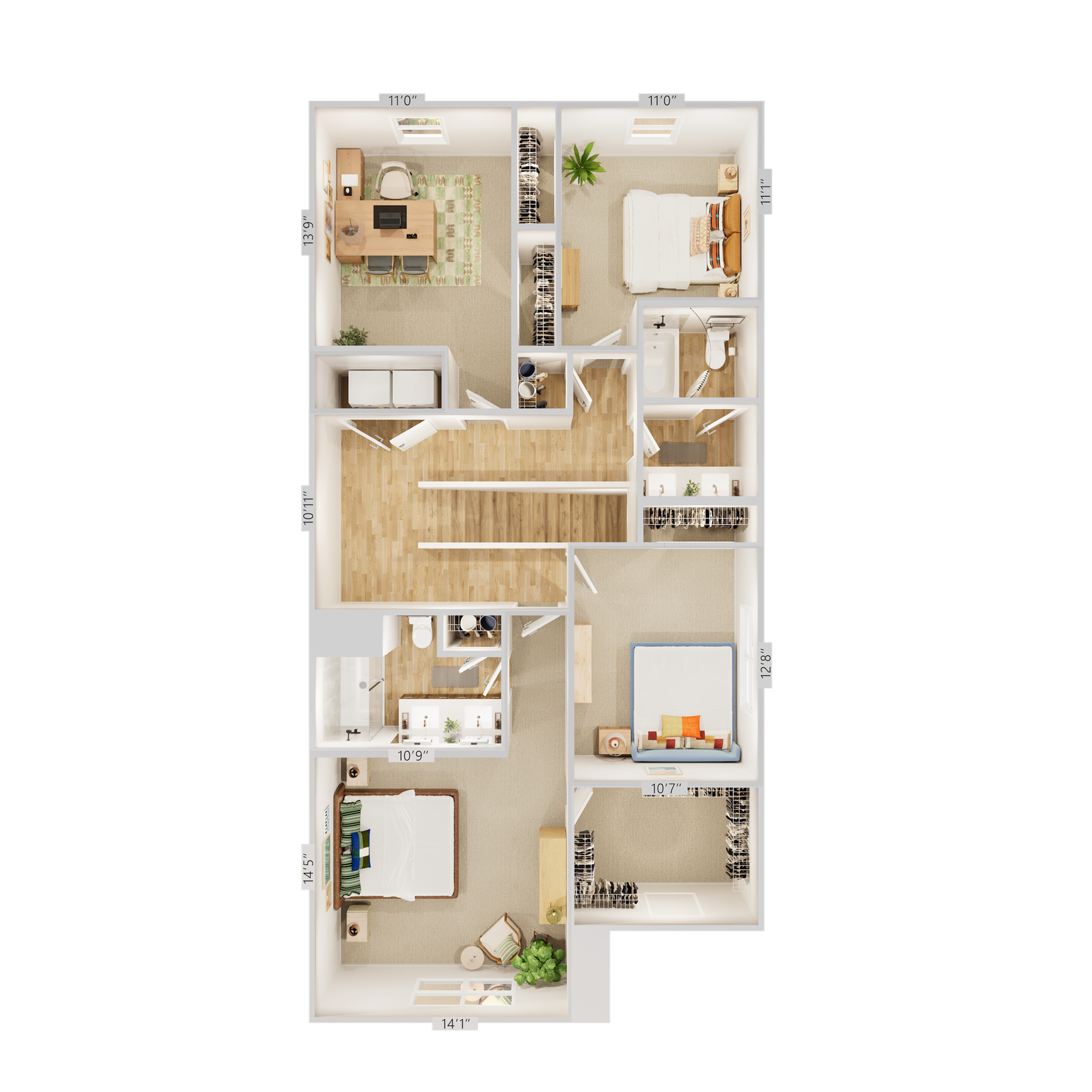 Ascent 4 x 2.5 B L2 (end units)