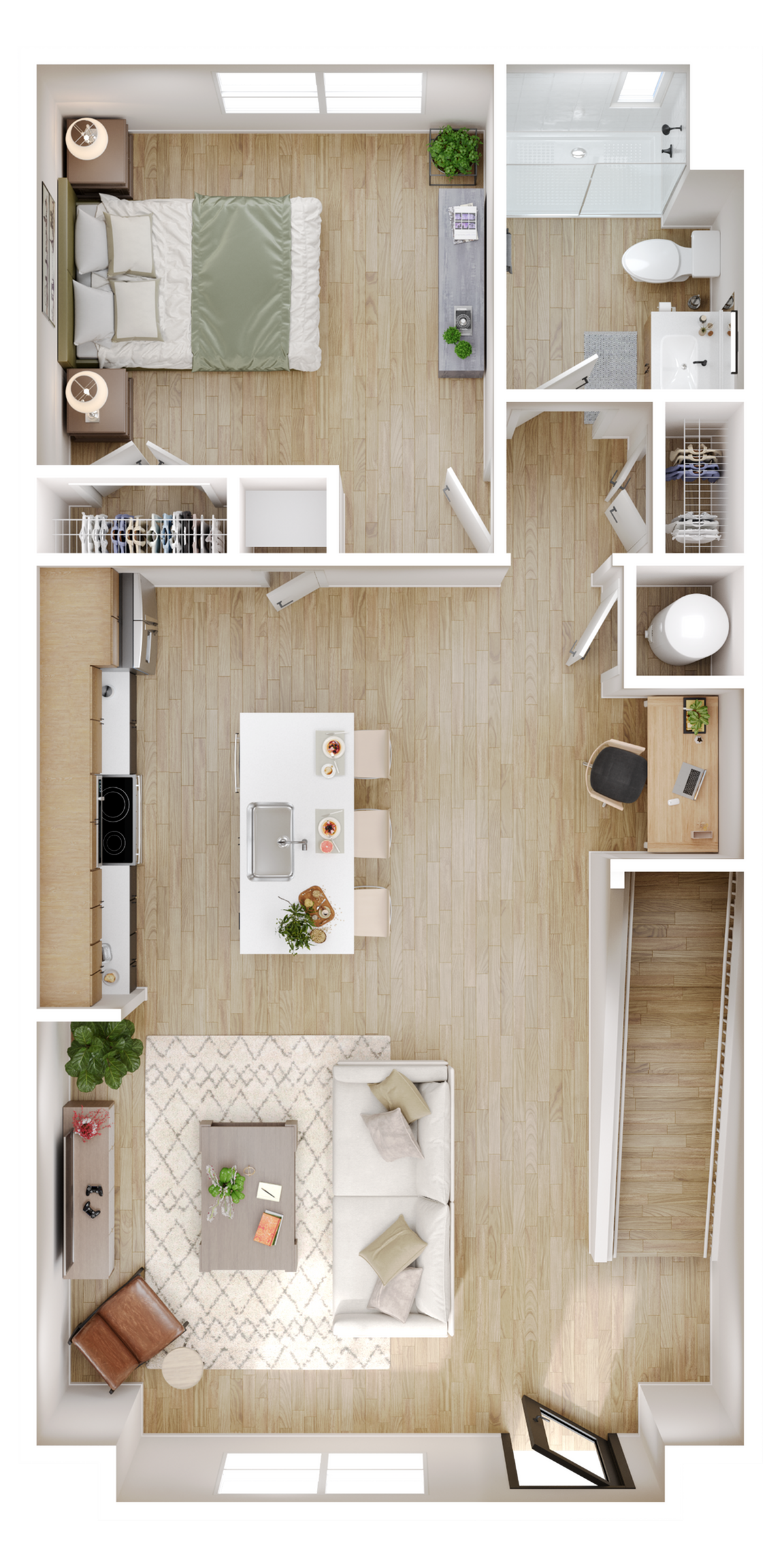 Bungalow 3 x 3 A_L1