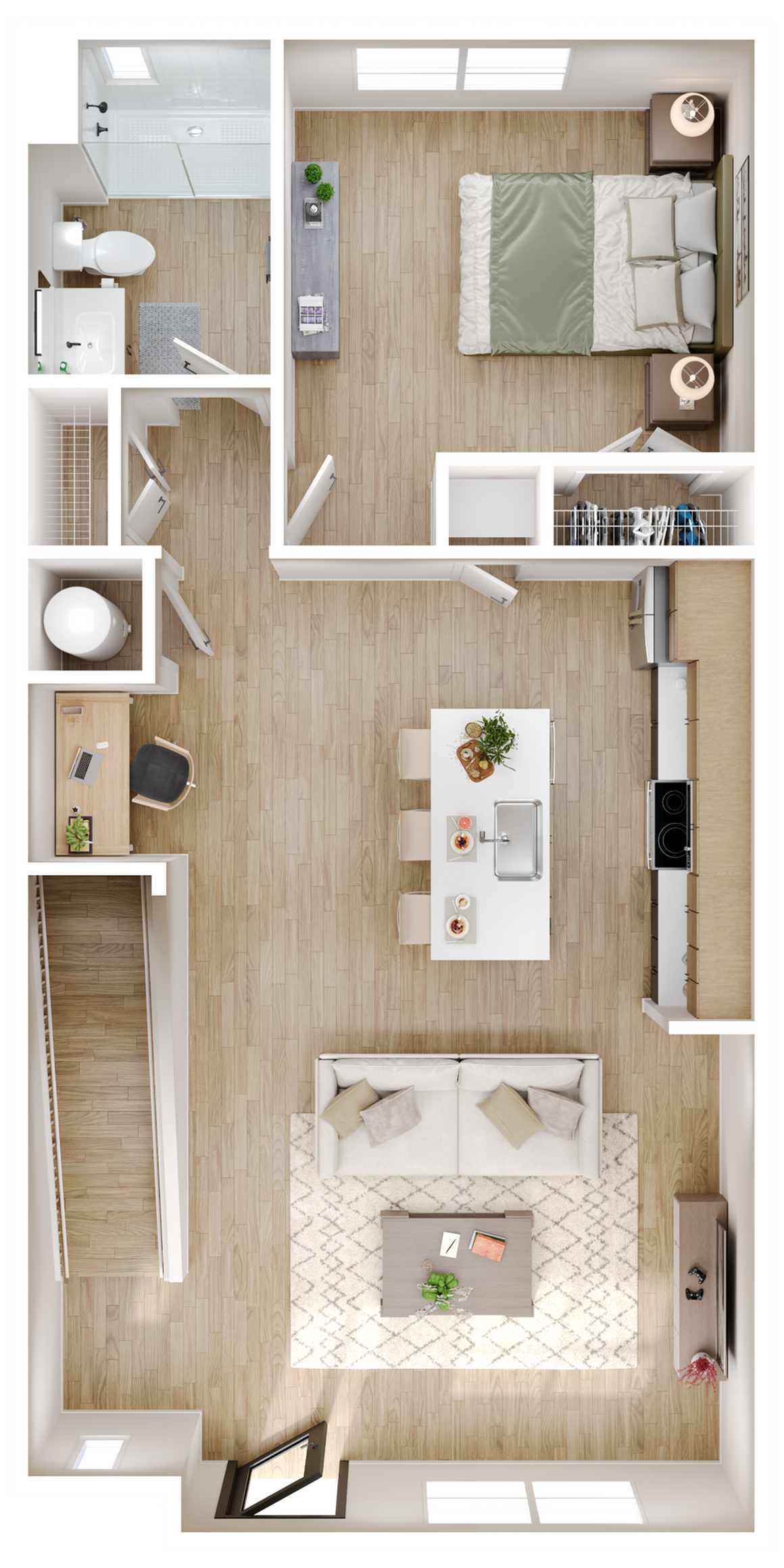 Bungalow 3 x 3 B_L1