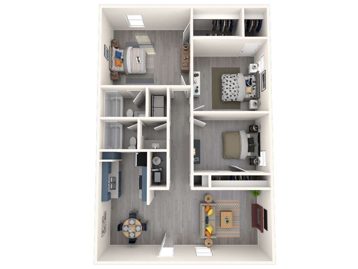 Floor Plans Apartments in Fort Worth Chalk Gardens