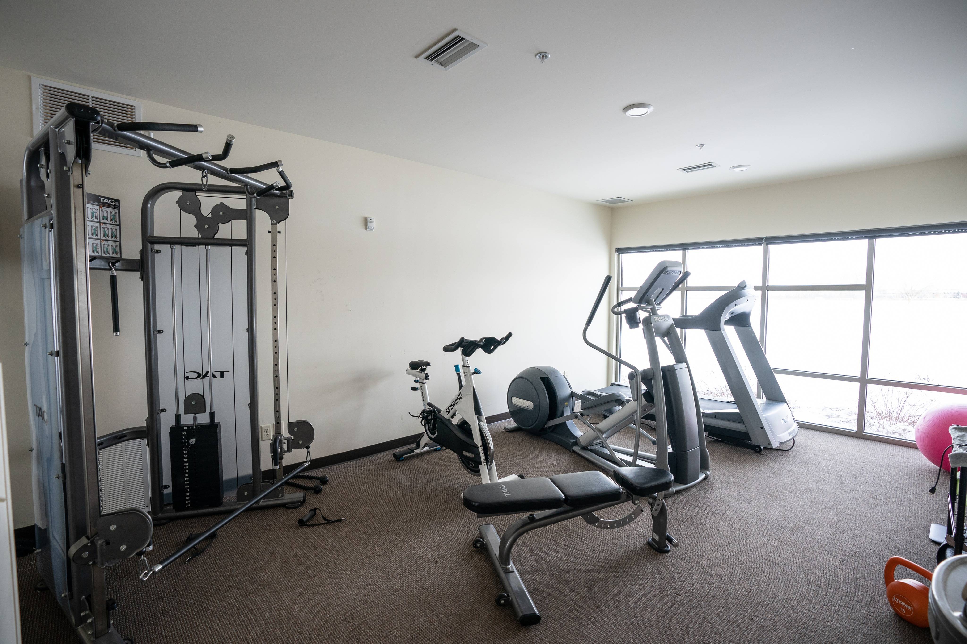 24 hour Fitness Center at Vue Campus Student Living