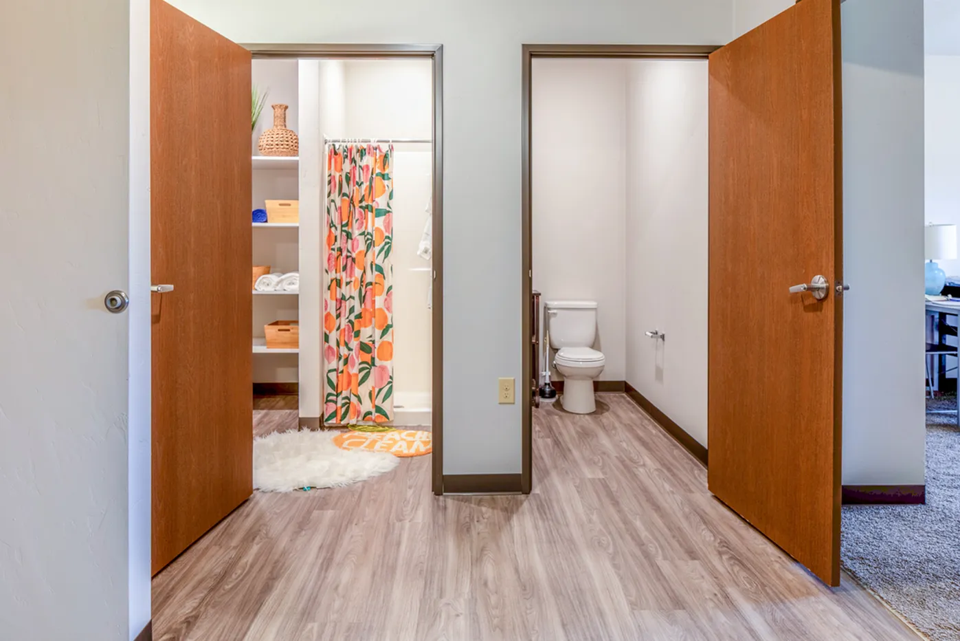 Bathroom at Timberwolf Suites Student Living