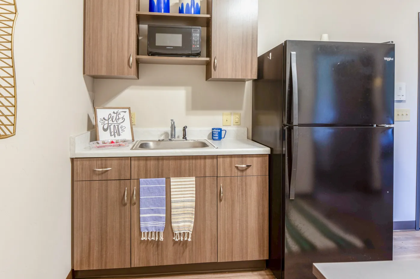 Kitchenette at Timberwolf Suites Student Living