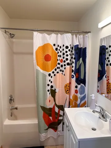 Bathroom-Model Unit fully furnished apartments located on 401 N lake st near uw madison, langdon st and state st