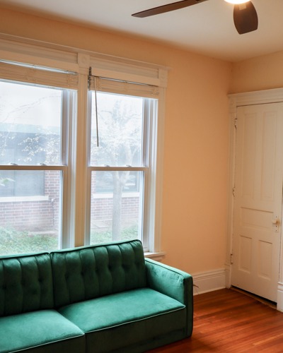 Living Room at bottom floor unit at 1114 Mound St