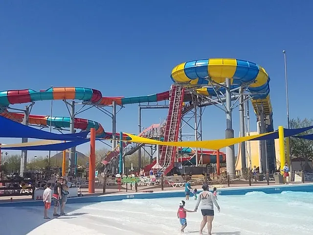 A Water Park Slide