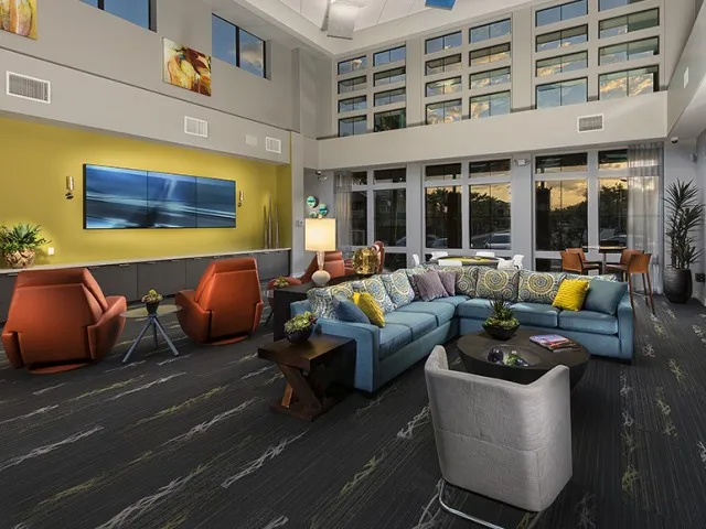 24/7 access to The Hub with business center, media room and gaming systems