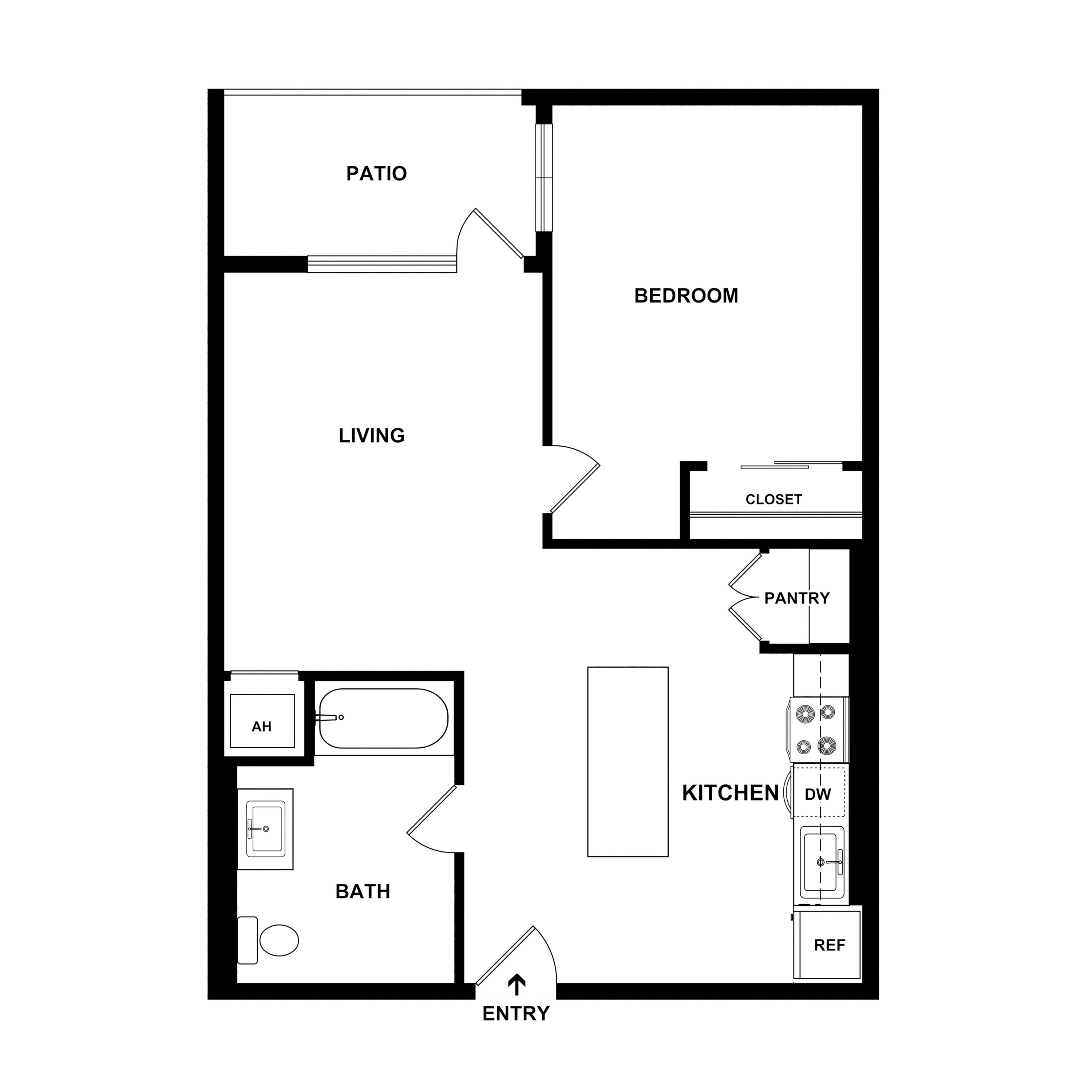 A1 1 Bed Apartment The Wilson