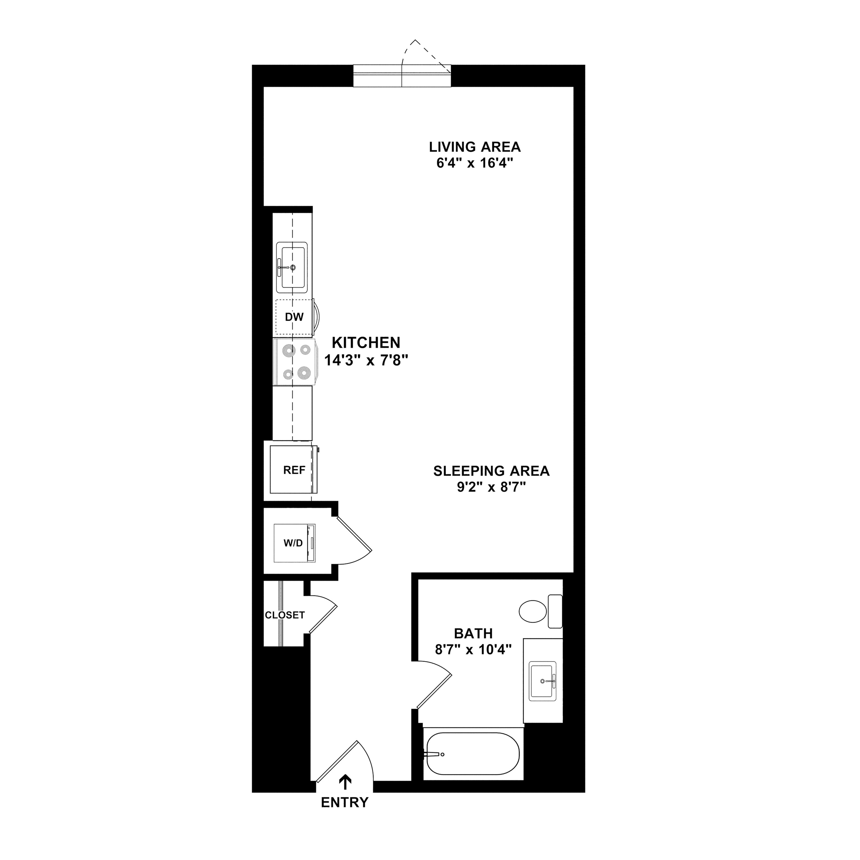 Studio and One Bedroom Apartments for Rent in Los Angeles