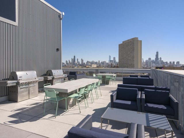 Rooftop Deck with Grills