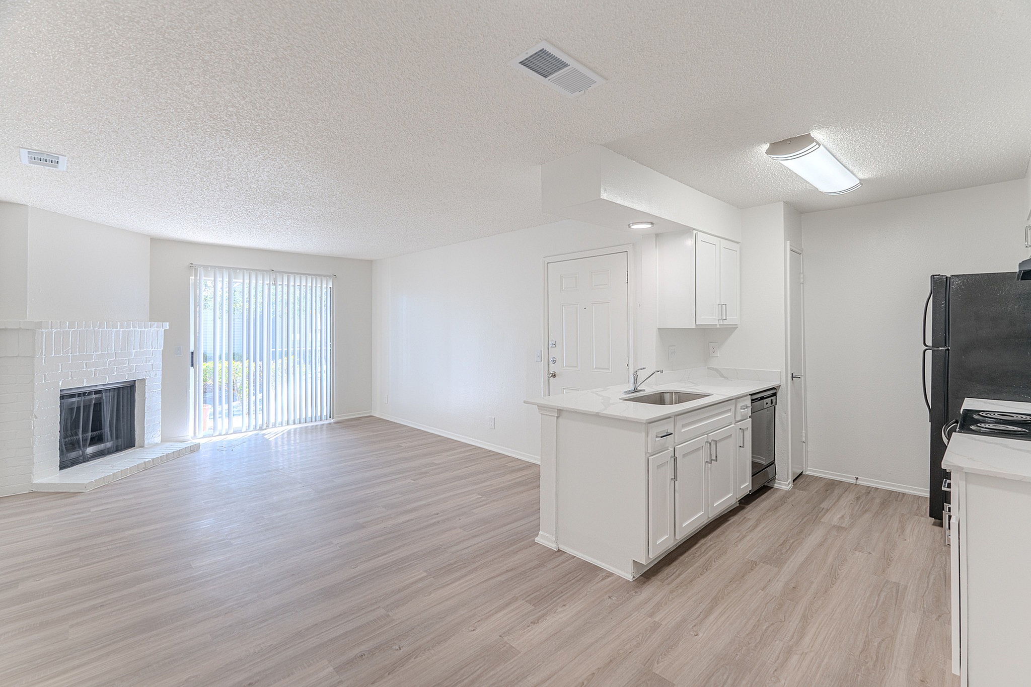 Renovated Kitchen and LIving room