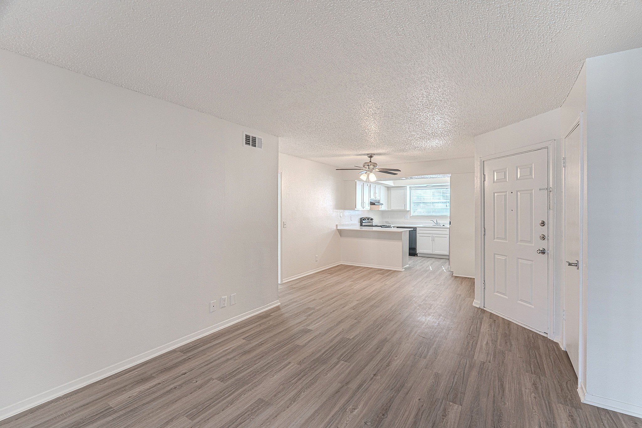 Renovated Living Room/Kitchen