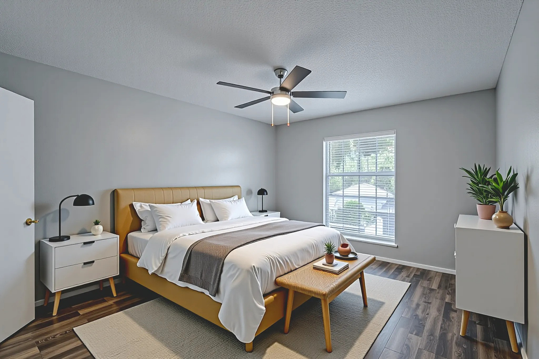 Establishment Bedroom Staged