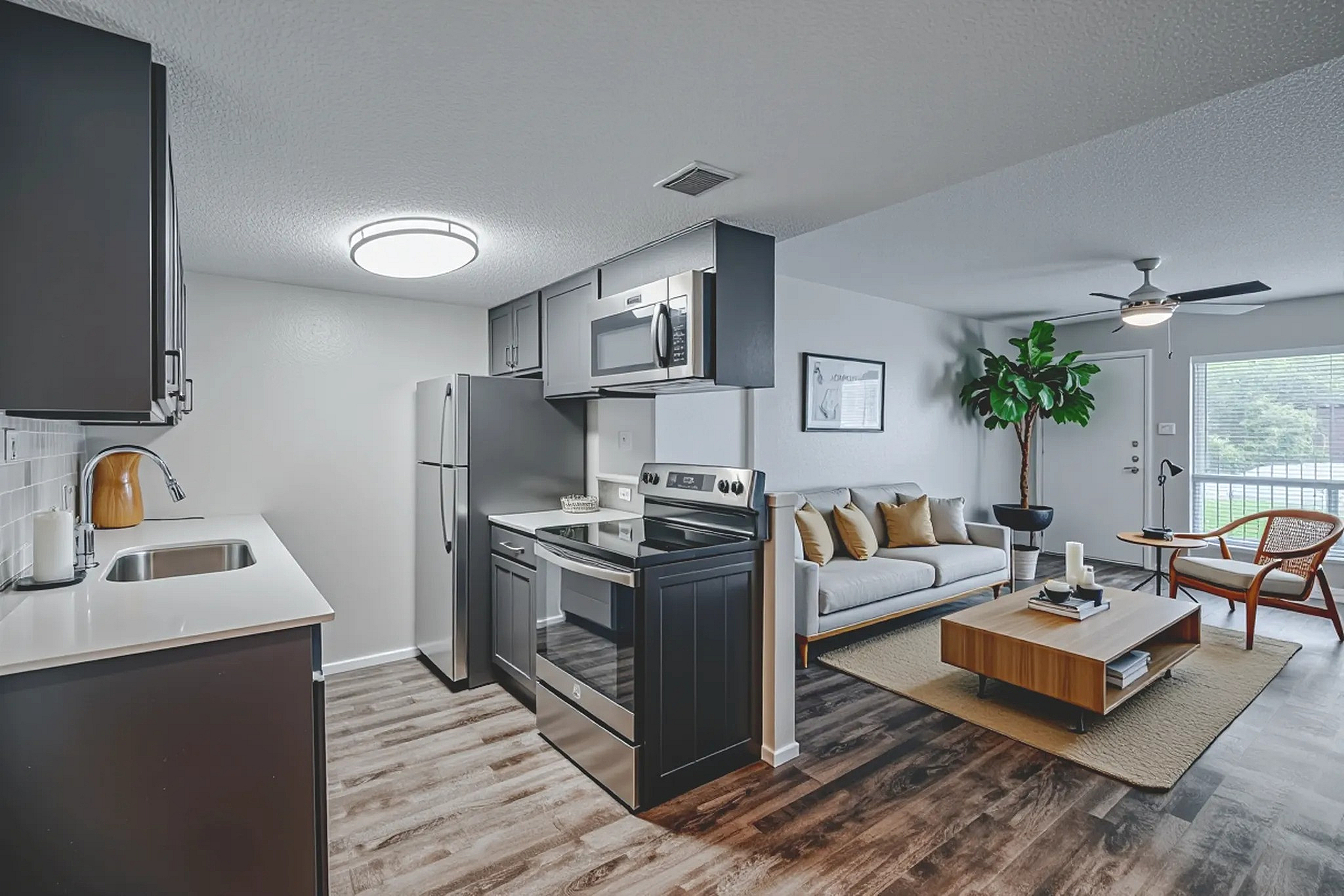 Establishment Kitchen & Living Room