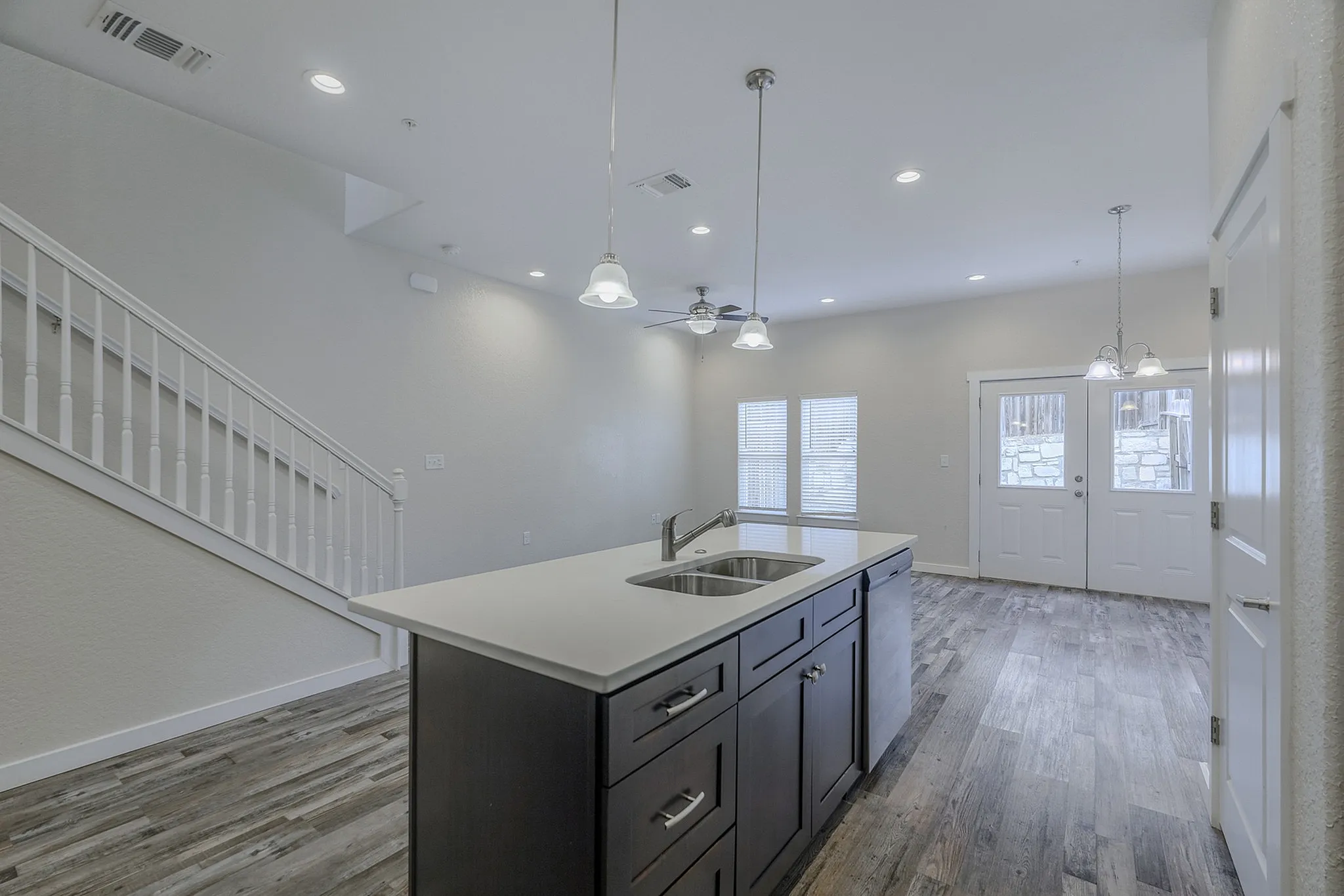 Belcara Luxury Townhomes Kitchen & Living Room