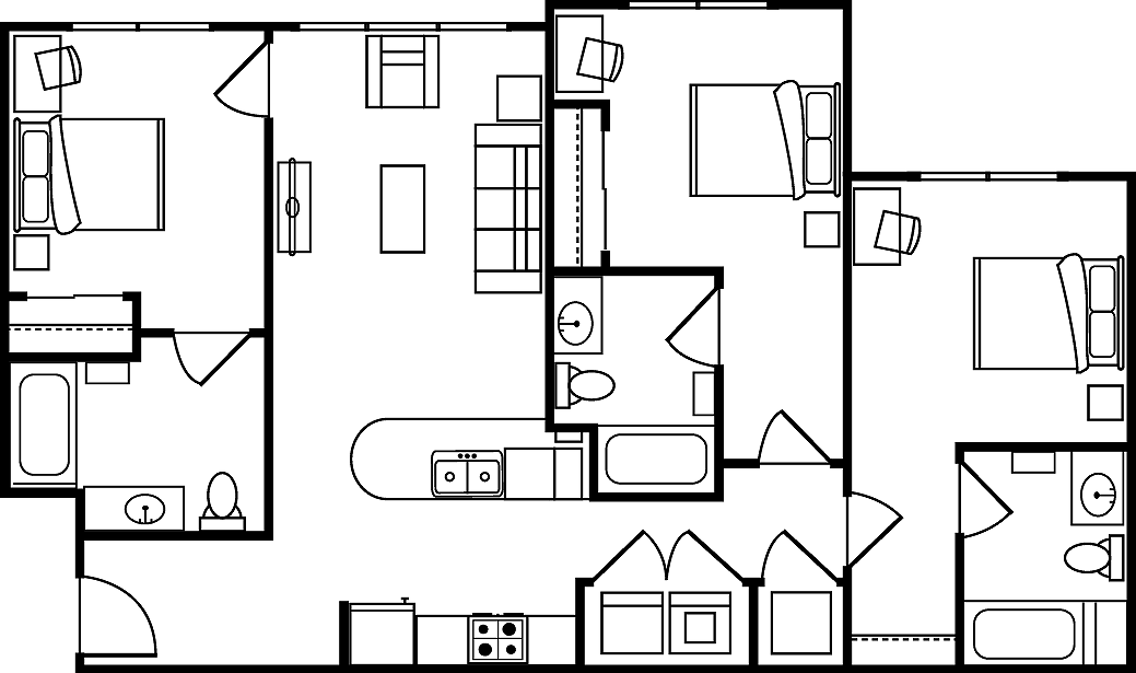 3BR/3BA