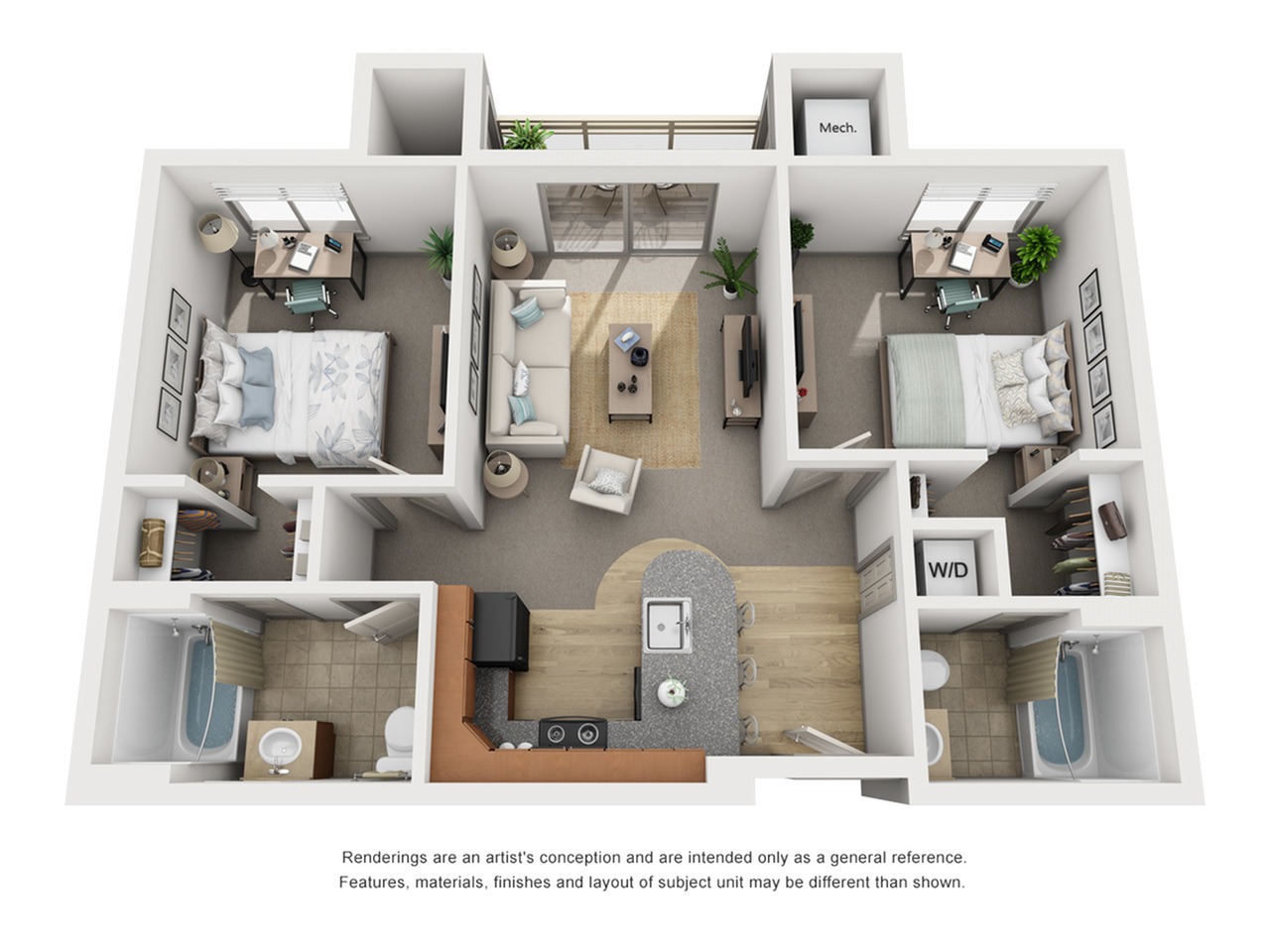 2BR/2BA - Star Dune Oval