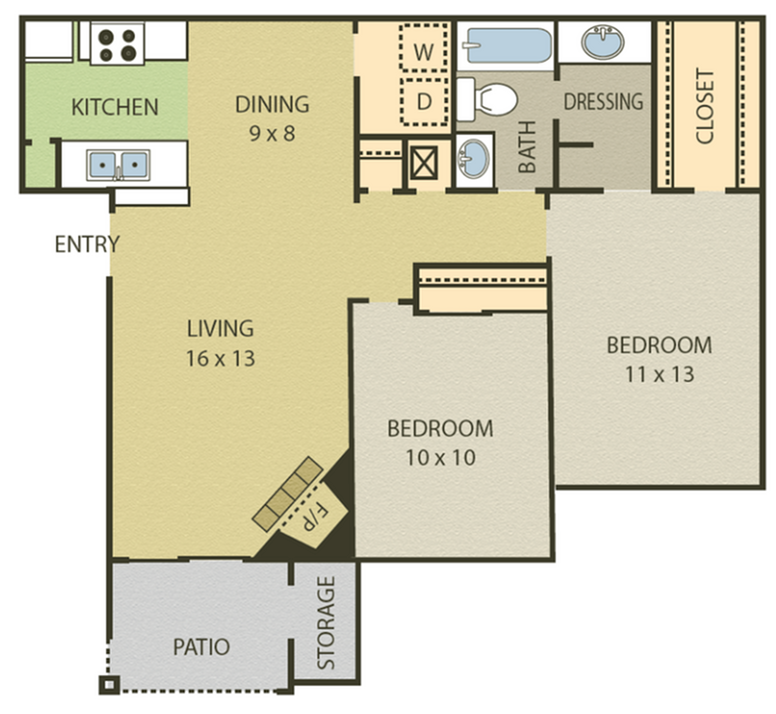 1 - 2 Bed Apartments - Check Availability | The Joseph At Huebner