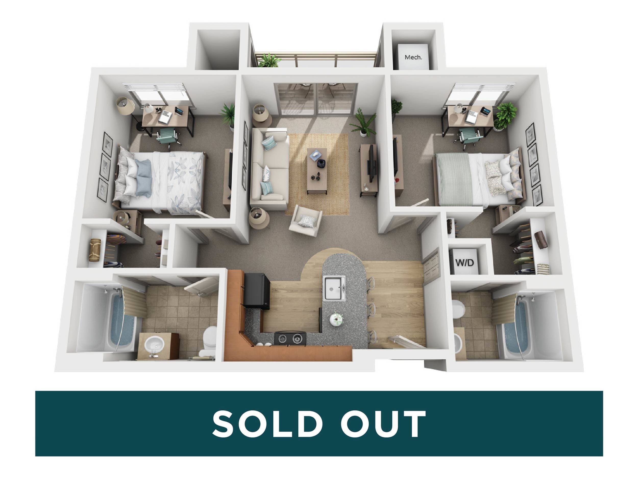 2BR/2BA - Star Dune East