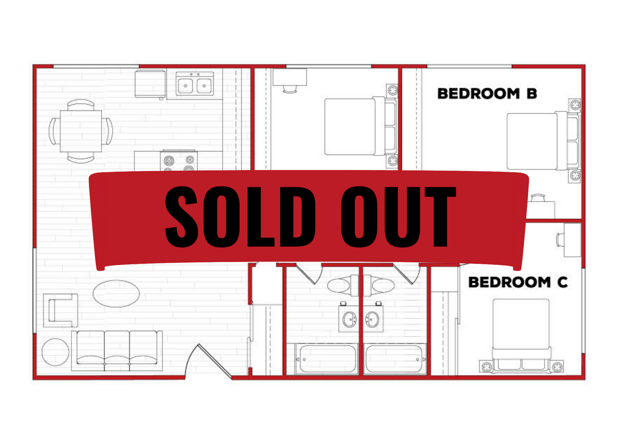 2BR/2BA - D Phase 2 - SOLD OUT
