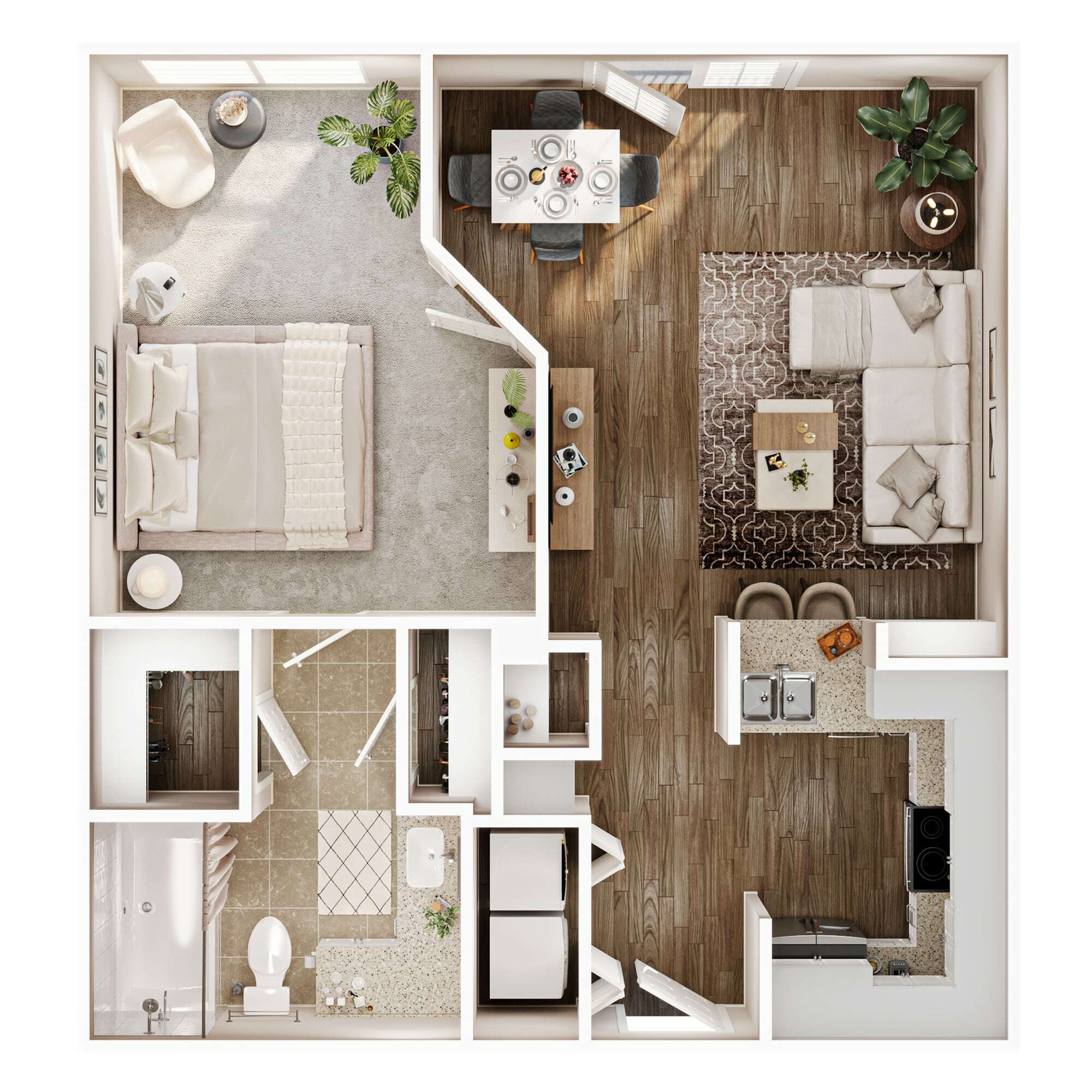 1BR/1BA - A4