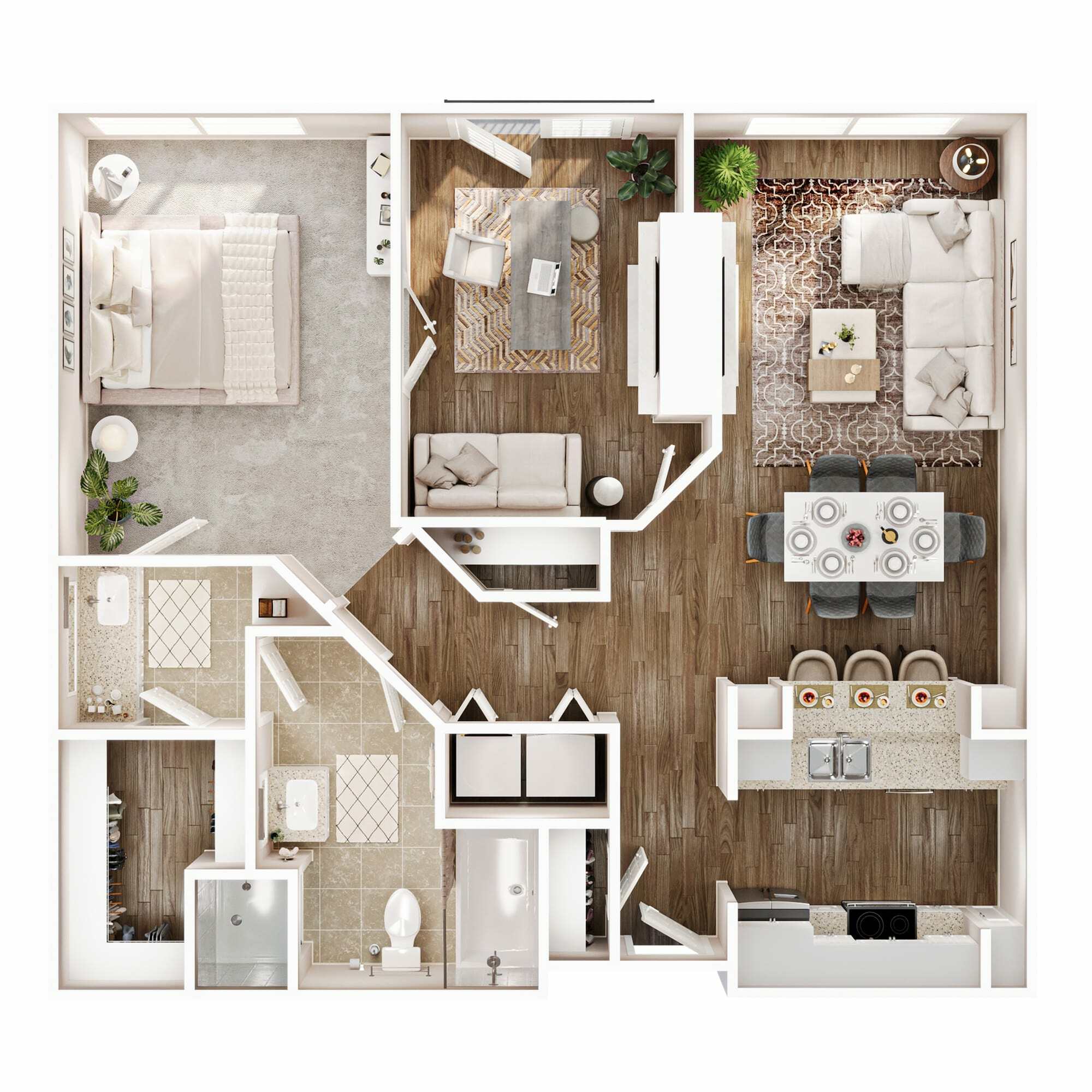 1BR/1BA +Den - A8