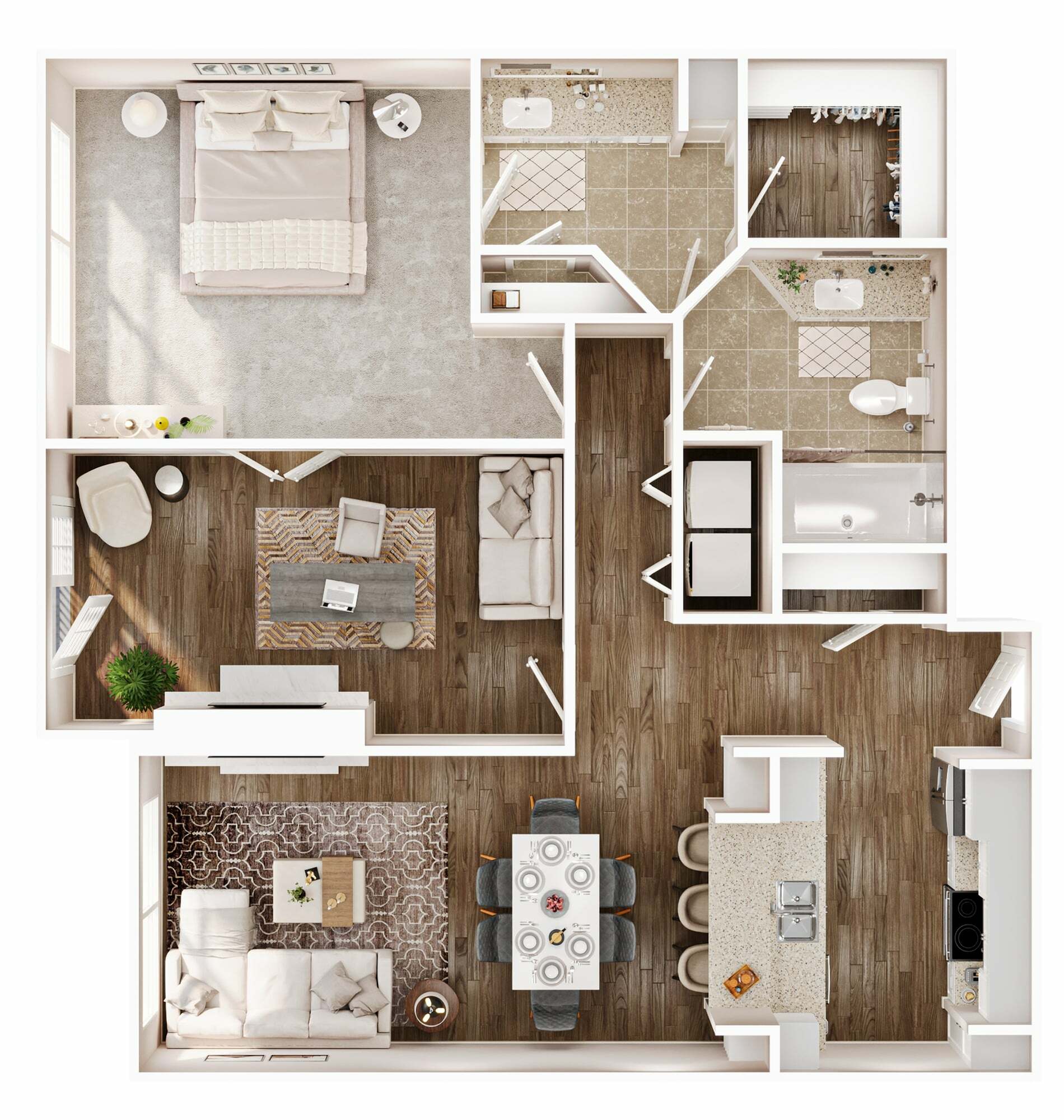 1BR/1BA + Den - A9