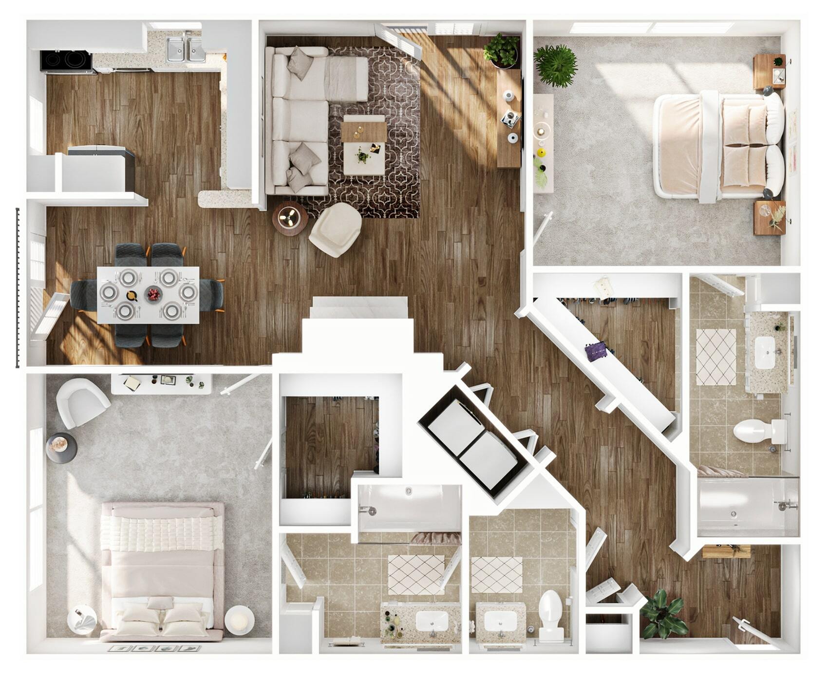 2BR/2BA - B2