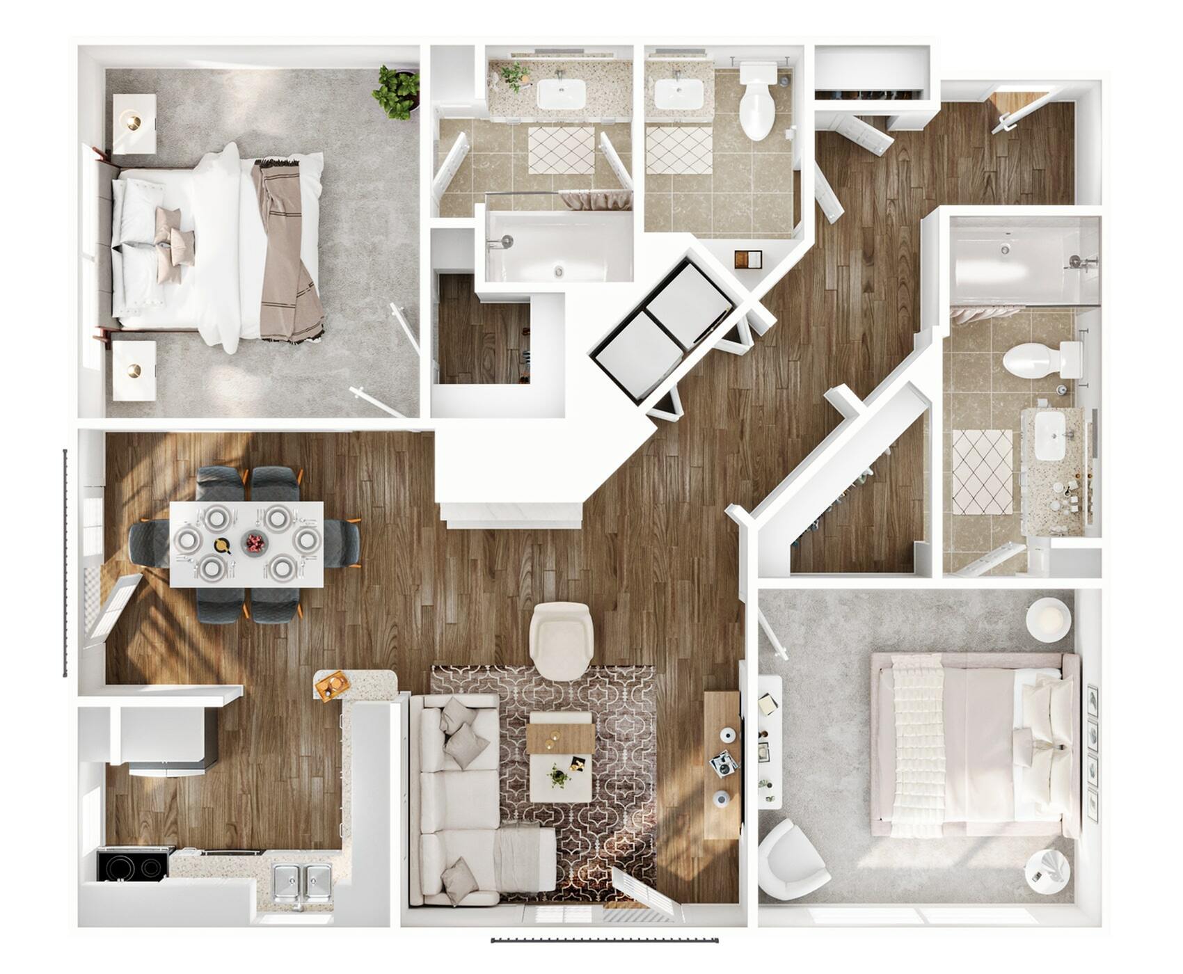 2BR/2BA - B3