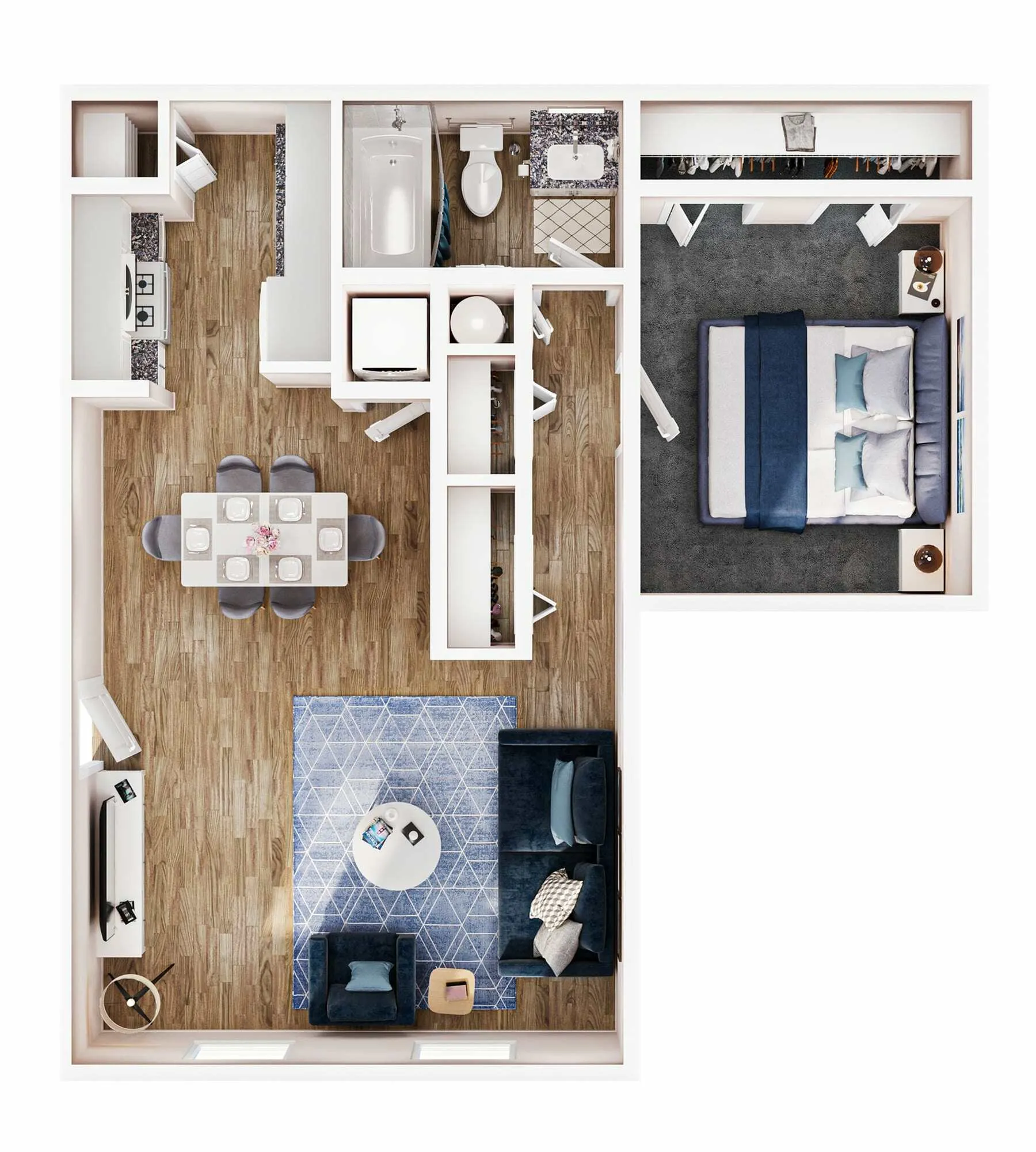 1BR/1BA - A1