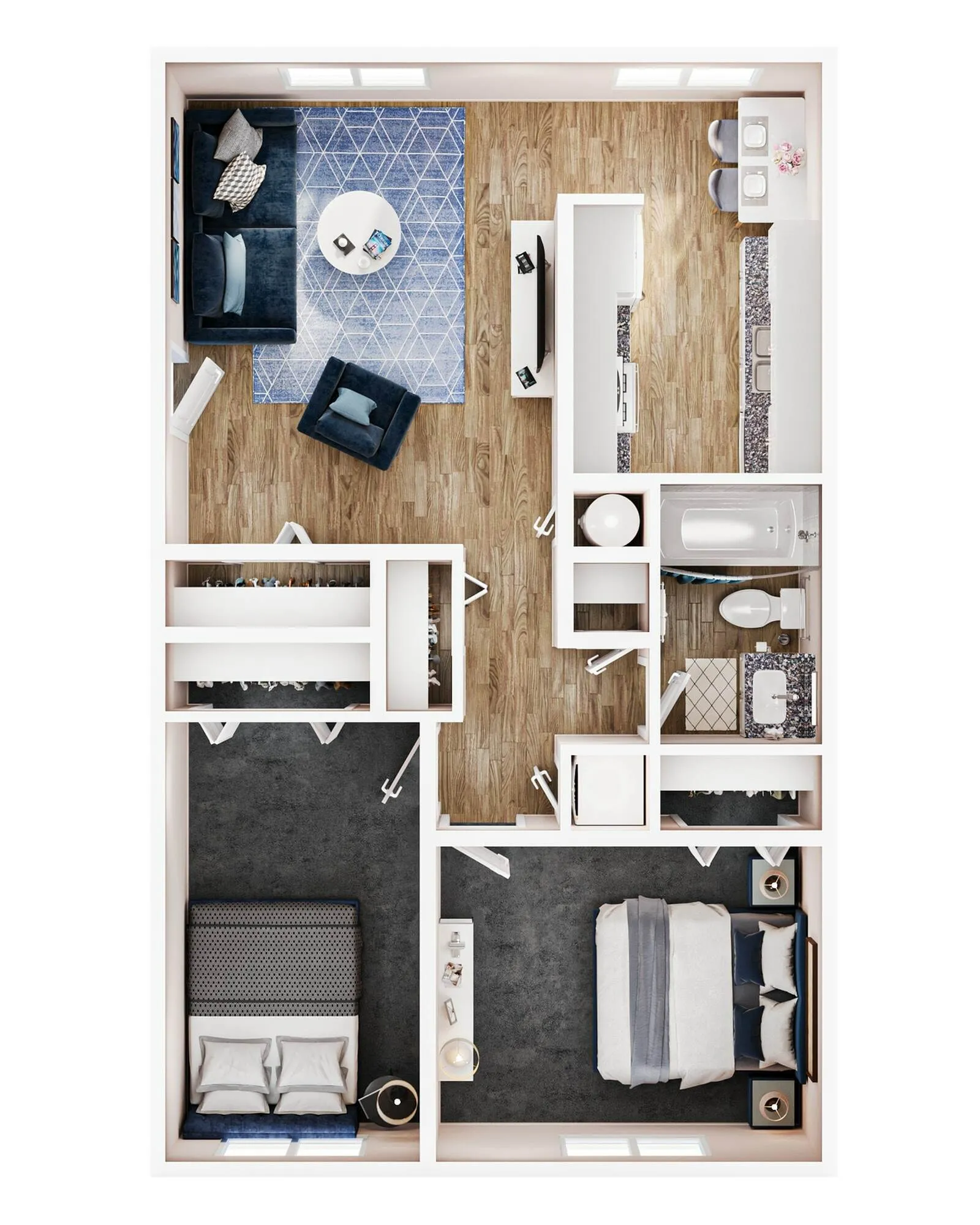 2BR/1BA - B1