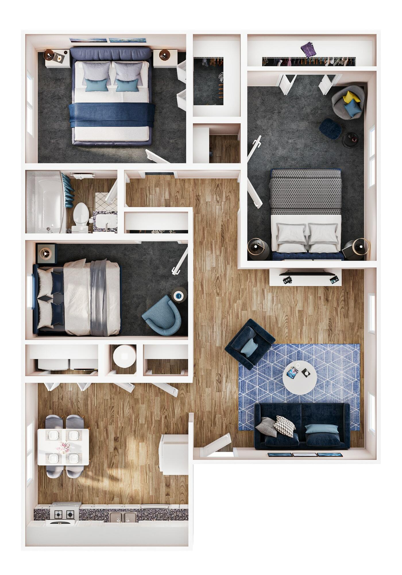 3BR/1BA - C2