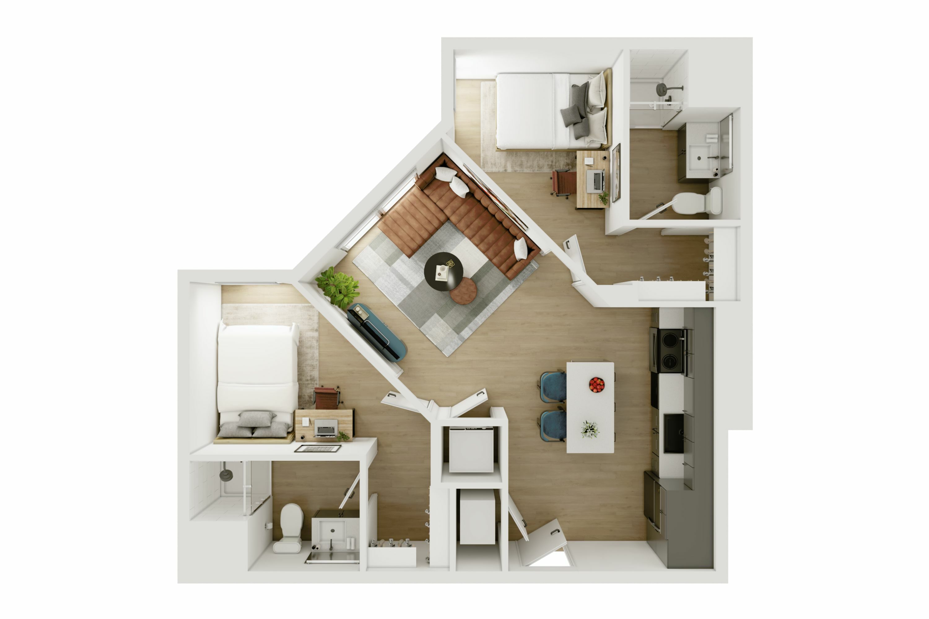 2 Bed 2 Bath