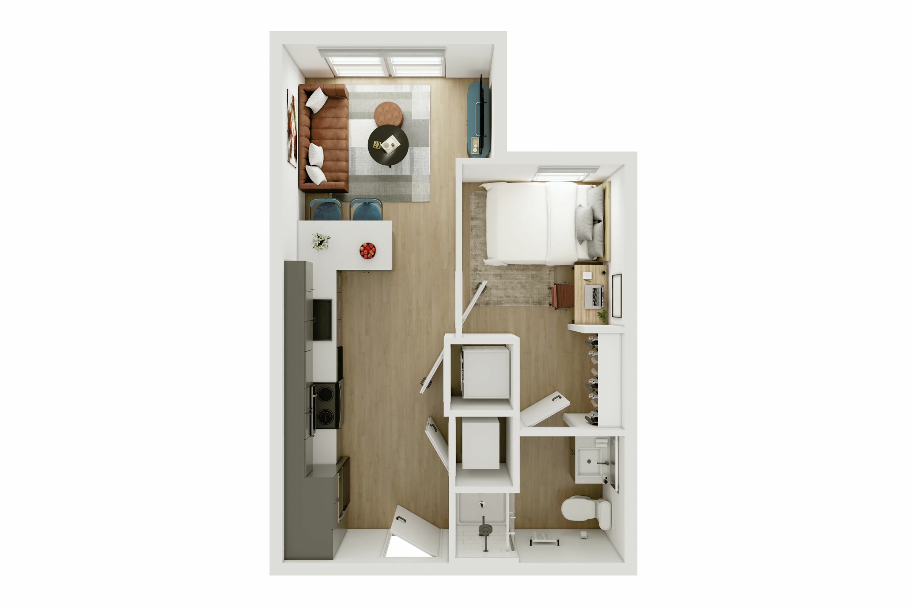 1 Bed 1 Bath