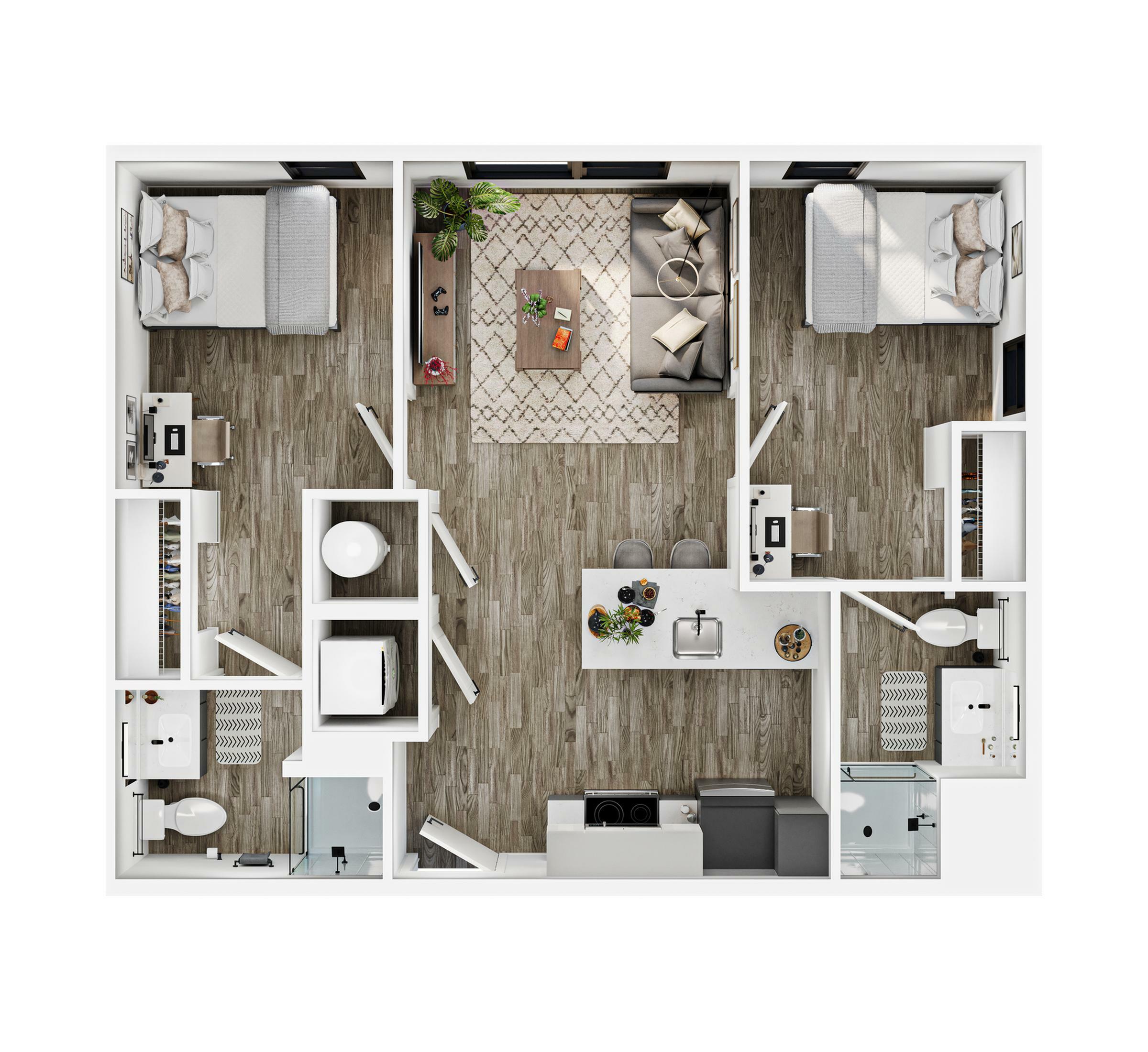 2BR/2BA - B1