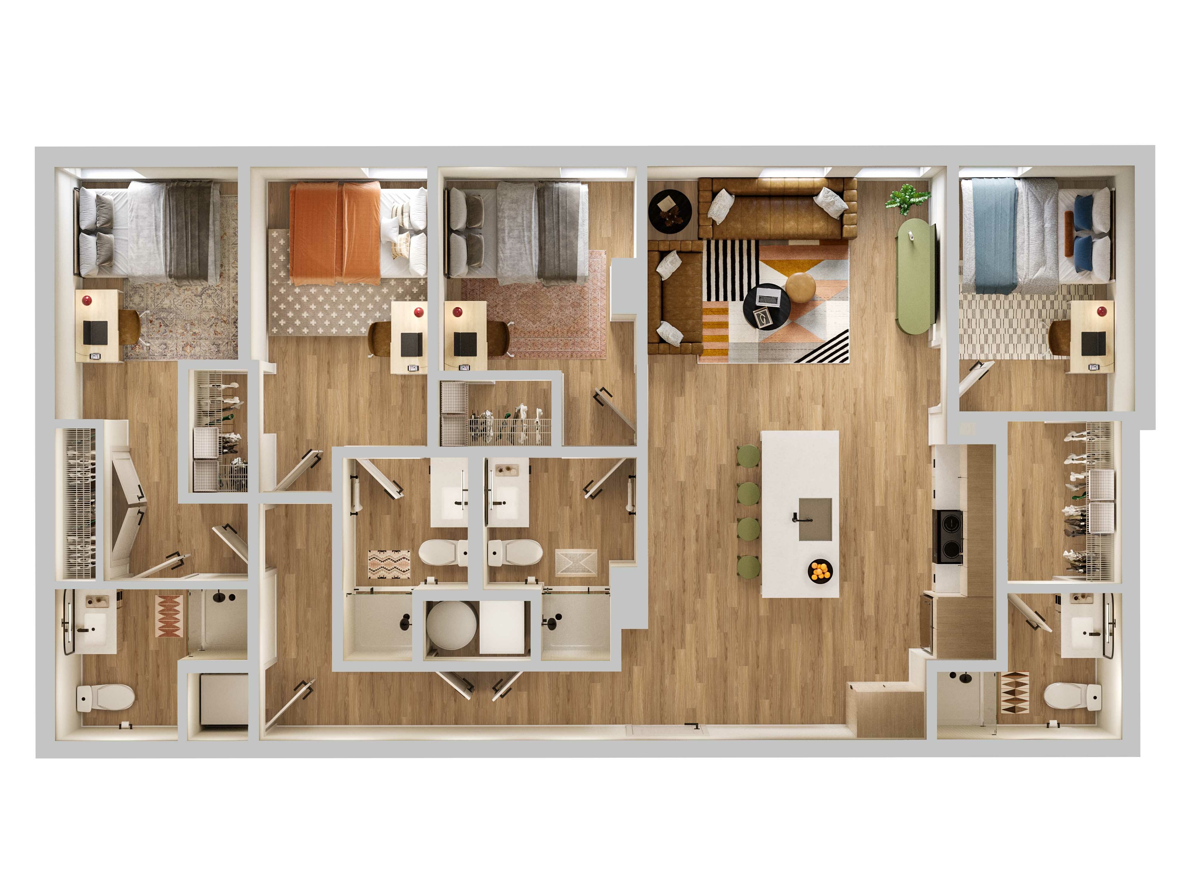 4 Bed 4 Bath - E2.2