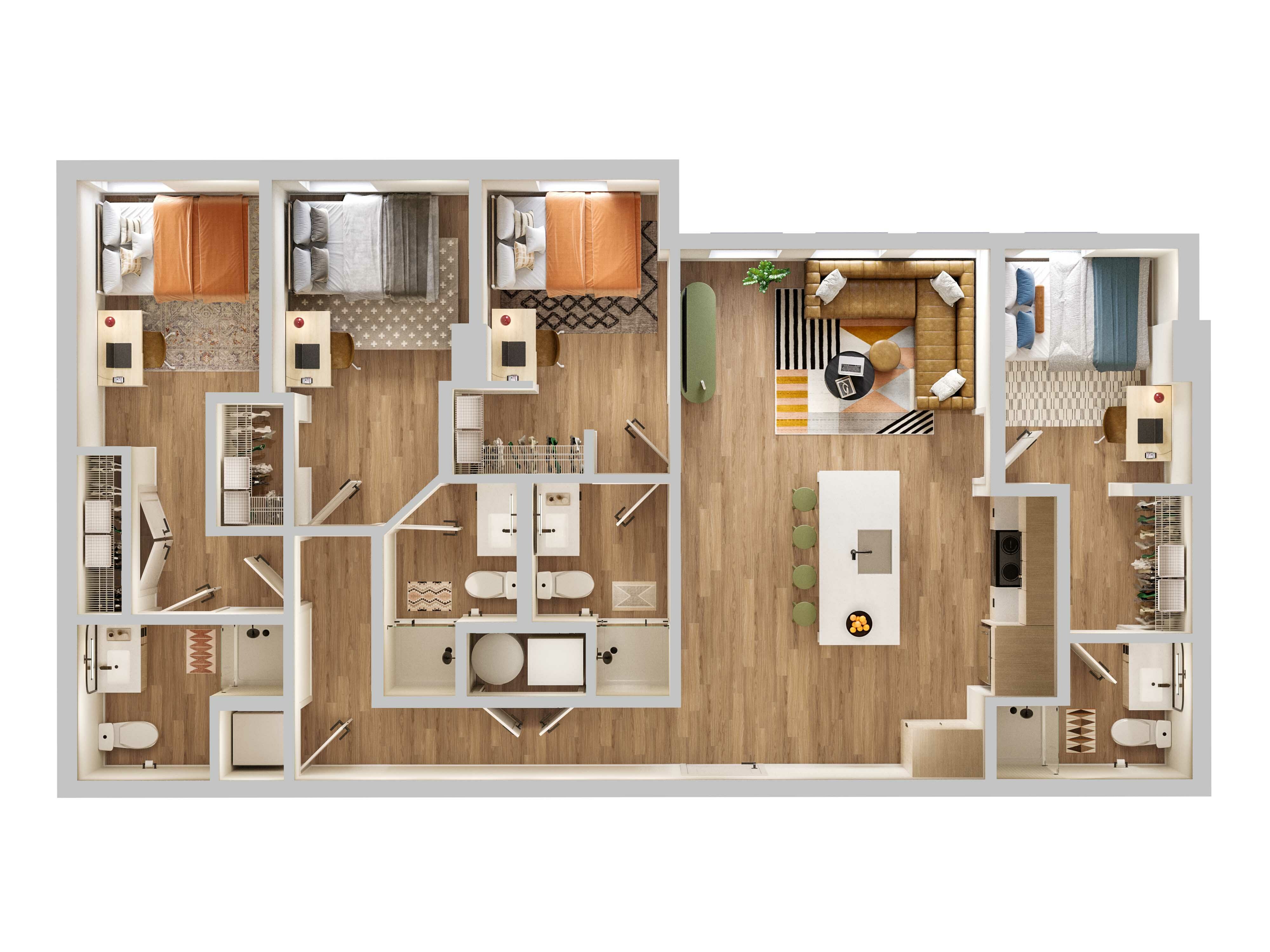 4 Bed 4 Bath - E4