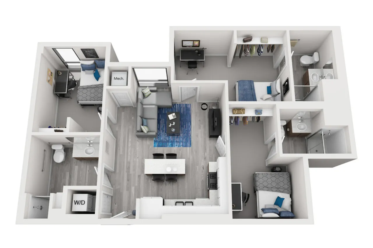 3BR/3BA