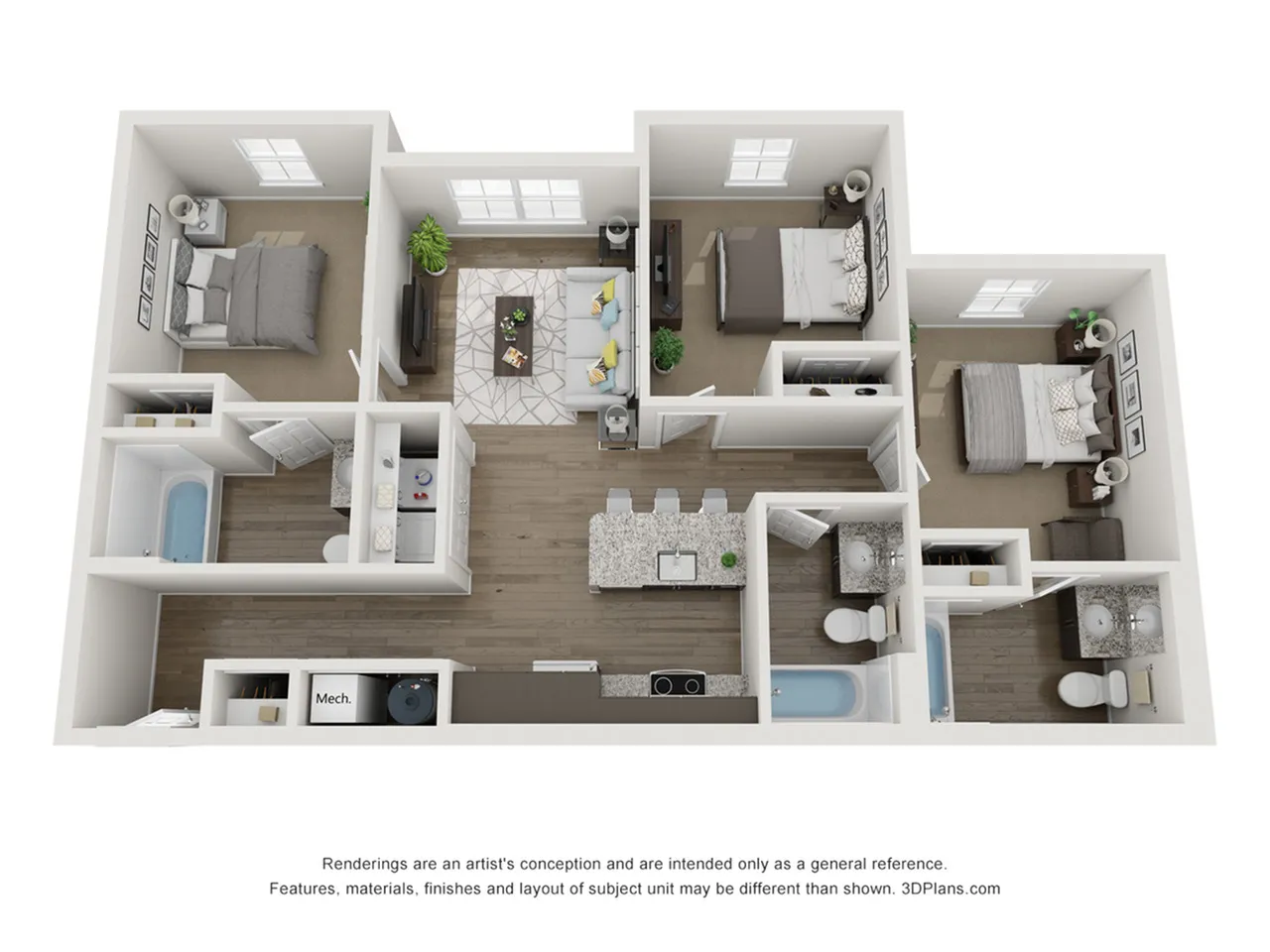 3BR/3BA