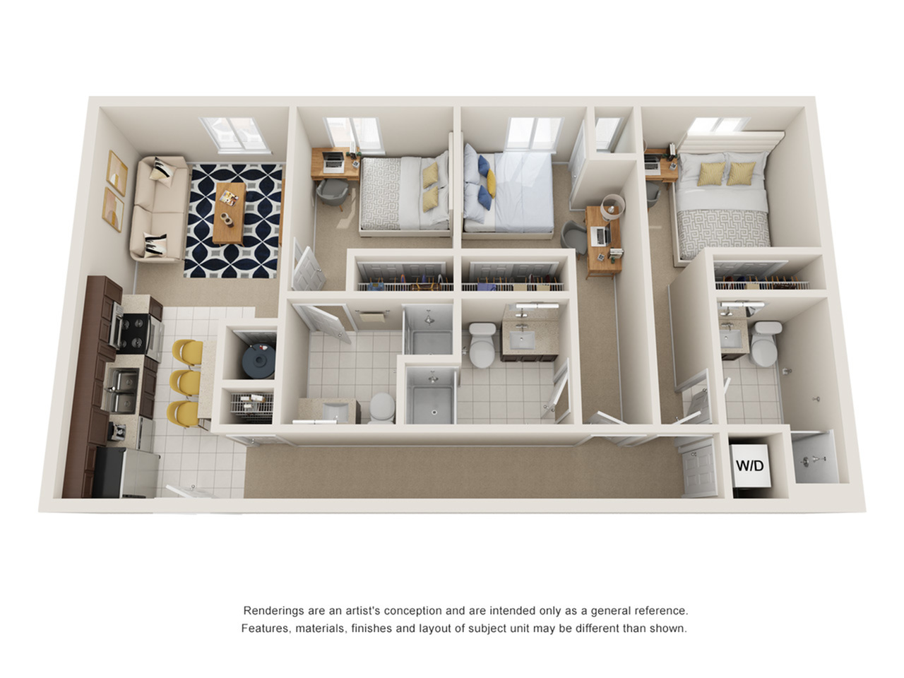 3BR/3BA - Premium