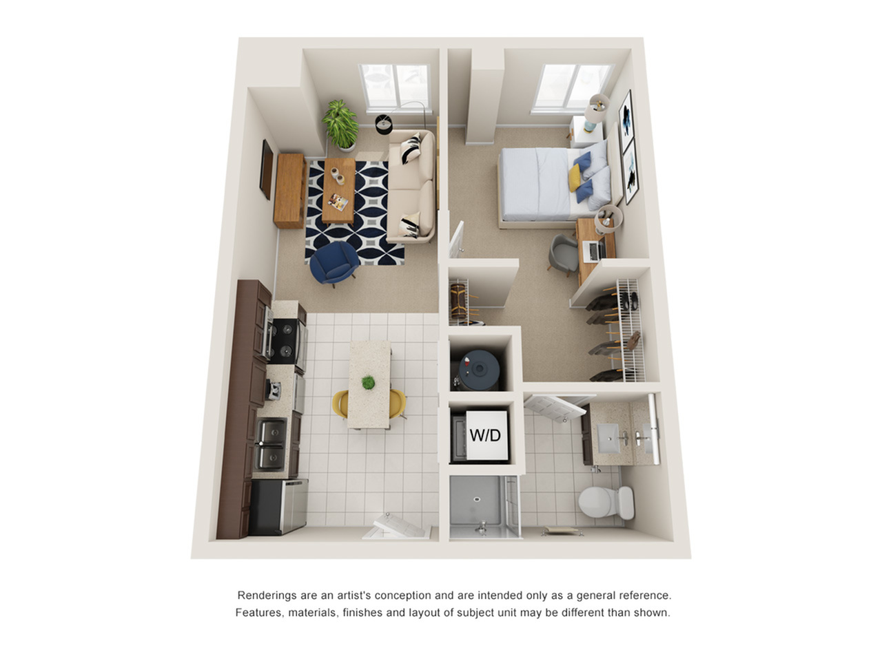 1BR/1BA - Standard