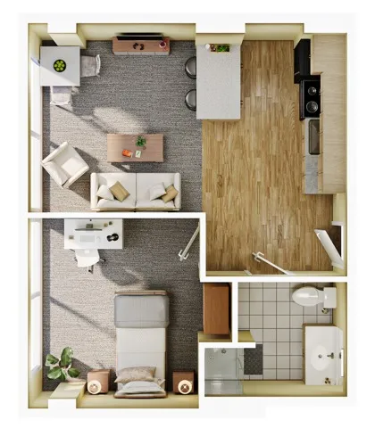 1BR/1BA - A5